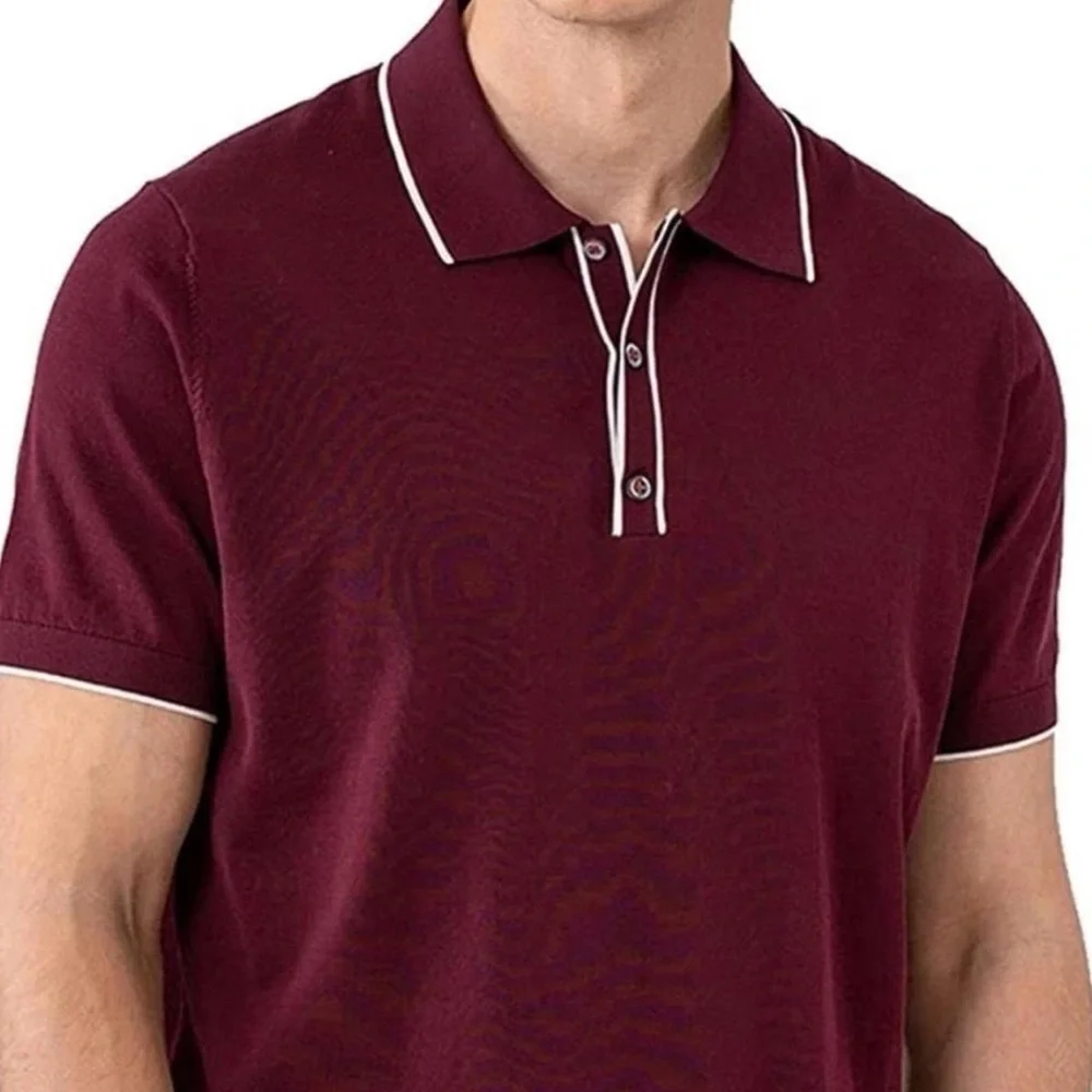 Altairega Mens Polo Shirt Short sleeve golf pullover - Picture 2 of 6